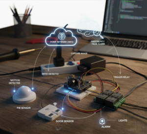 ai & iot based smart home monitoring system