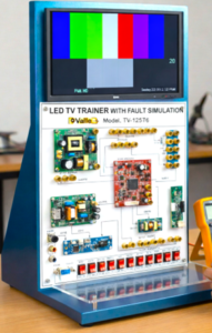 led tv trainer with fault simulation
