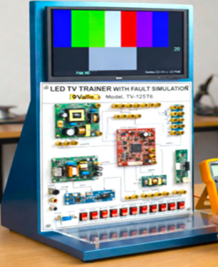 led tv trainer with fault simulation