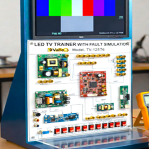led tv trainer with fault simulation