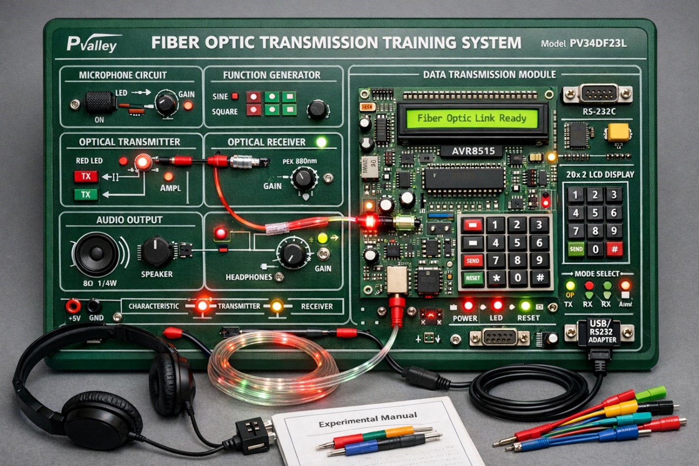 Fiber-Optic Transmission Training System